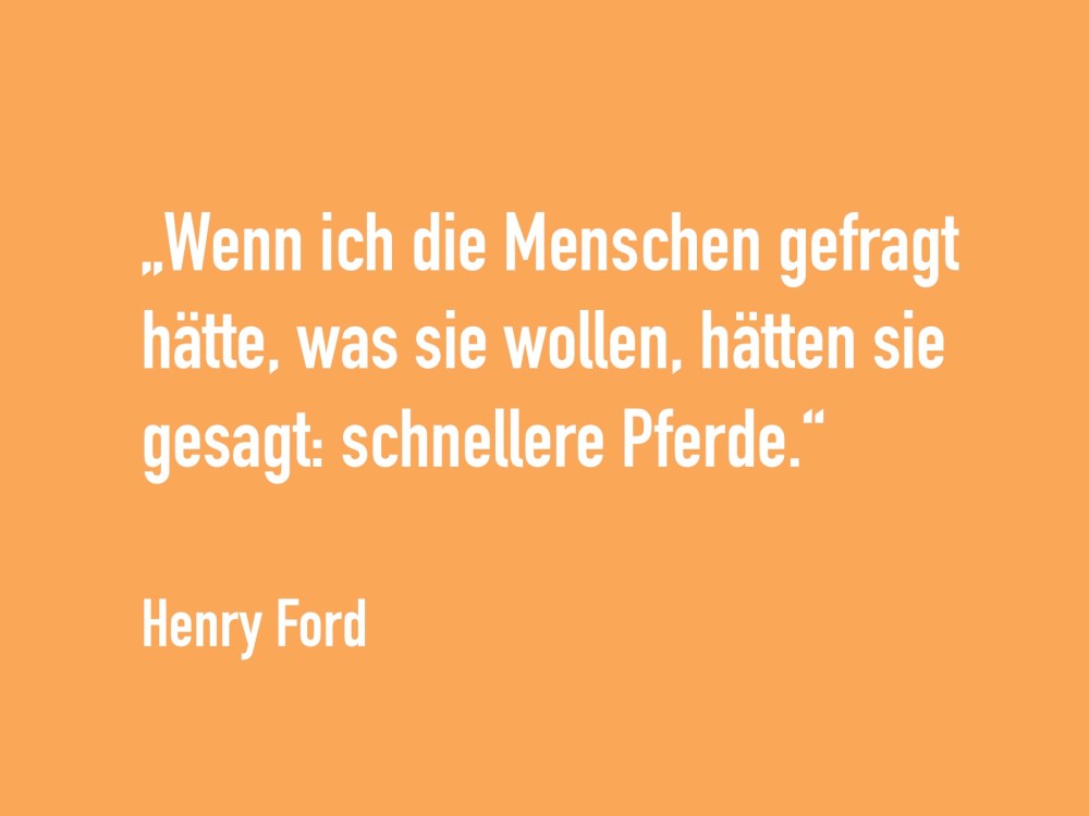 Zitat Henry Ford zum Innovationsmanagment